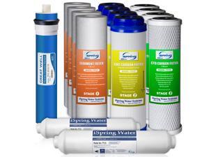 iSpring 5-Stage 75GPD Reverse Osmosis 2-Year Supply Filter Pack #F15-75, Fits RCC7 RCC7P RCW7 iSpring 5-Stage 75GPD Reverse Osmosis 2-Year Supply Filter Pack #F15-75, Fits RCC7 RCC7P RCW7