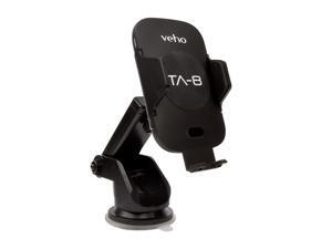 Veho TA-8 Universal in-car smartphone cradle/holder with Qi wireless charging | Auto sensing open/close clasp system | windscreen suction cup & air vent fixing mount(s) | Designed in UK | VAA-014-TA8 Veho TA-8 Universal in-car smartphone cradle/holder with Qi wireless charging | Auto sensing open/close clasp system | windscreen suction cup & air vent fixing mount(s) | Designed in UK | VAA-014-TA8