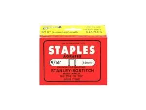 9/16" Stanley Bostitch PowerCrown Staples (Pack of 1,000) 9/16" Stanley Bostitch PowerCrown Staples (Pack of 1,000)