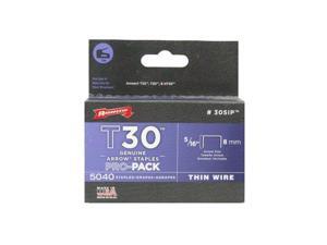Arrow T30 Pro-Pack Thin Wire Staple, 5/16 In. (5040-Pack) 305IP Arrow T30 Pro-Pack Thin Wire Staple, 5/16 In. (5040-Pack) 305IP