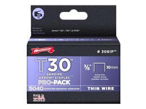 Arrow T30 Pro-Pack Thin Wire Staple, 3/8 In. (5040-Pack) 306IP Arrow T30 Pro-Pack Thin Wire Staple, 3/8 In. (5040-Pack) 306IP