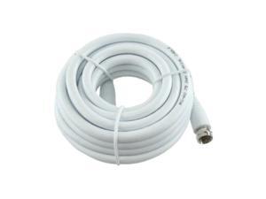 6' RG6 White Coaxial Cable 6' RG6 White Coaxial Cable