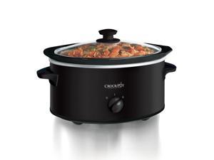 Crock-Pot® 3Qt. Oval Manual Slow Cooker, Black 3730-B