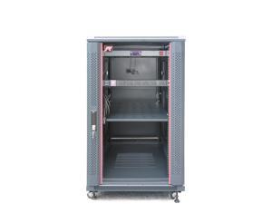 18U Free Standing Server Rack Cabinet. Fits Most Servers, ACCESSORIES FREE!! Thermo Control System, 4 Fan Cooling Panel, Shelf, 6-Way PDU,  Fully Lockable 39"Deep Network IT Server Rack Enclosure