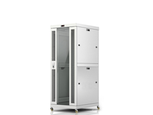32U 35” Deep Free Standing Server Rack Cabinet.  ACCESSORIES FREE!! Thermo Control System, 4 Fan Cooling Panel, Vented Shelf, Fully Lockable Innovated Design Network IT Server Rack Enclosure