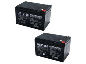 NEW 2 PACK UPG UB12150 12V 15AH F2 Replacement Battery for Golden Buzz Around