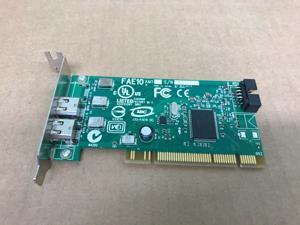 Dell 0J886H Low Profile 2 Port & Internal Header PCI Firewire Card FAE10 AM1 Dell 0J886H Low Profile 2 Port & Internal Header PCI Firewire Card FAE10 AM1