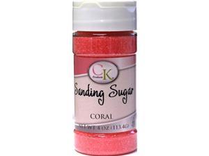 CK Products 78-505C Cake Decorating Sanding Sugar Bottle, 4 oz, Coral