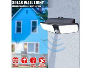 80 LED Solar Power Motion Sensor Lights Garden Security Wall Lamp Outdoor