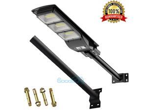 990000LM Commercial Solar Street Light LED Outdoor Mounting Pole Black 990000LM Commercial Solar Street Light LED Outdoor Mounting Pole Black