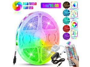 16.4FT Led Strip Lights RGB Led Room Lights 5050 SMD Tape Lights Color Changing 16.4FT Led Strip Lights RGB Led Room Lights 5050 SMD Tape Lights Color Changing