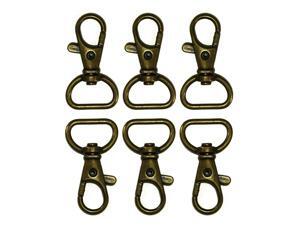 ALL in ONE 50pcs Antique Bronze Swivel Lobster Claw Clasps Snap Hook with D Ring for DIY Craft Jewelry Findings ALL in ONE 50pcs Antique Bronze Swivel Lobster Claw Clasps Snap Hook with D Ring for DIY Craft Jewelry Findings