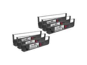 2PK Black Printer Ribbon Cartridges For Okidata 52103601 Microline 395 393 