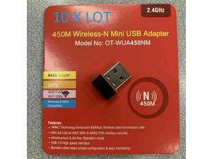 Usb2.0 Wifi Wireless Adapter Network Internet Lan Card 802.11N/G/Bminidesktop KW 