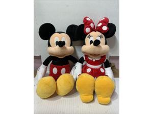 mickey & minnie mouse plush disney set of 2 - 13 inch *new* mickey & minnie mouse plush disney set of 2 - 13 inch *new*