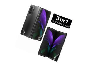 3 In1 For Samsung Galaxy Z Fold 2 5G Full Cover Hydrogel Soft Screen Protector