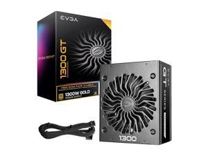 EVGA SuperNOVA 1300 GT + Free PerFE 12 Cable, 80 Plus Gold 1300W, Fully Modular, Eco Mode with FDB Fan, Includes Power ON Self Tester, Compact 180mm Size, Power Supply 220-GT-1300-XR