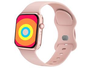Sport Watch Band Compatible With Apple Watch Iwatch Bands 38Mm 40Mm 41Mm Woman Man Soft Silicone Wristbands Strap Replacement For Iwatch Series Se 7 6 5 4 3 2 1 Sport Edition Sand Pink