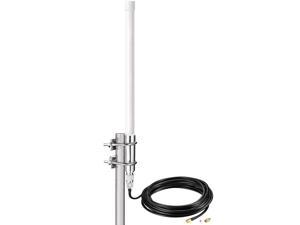 Nelawya Lora Antenna Outdoor 5dBi 915mhz Antenna with 3.3ft Low Loss Cable for RAK Nebra Bobcat SyncroBit HNT Helium Hotspot Miner LoraWan Gateway Glass Fiber Omni-Directional Antenna 