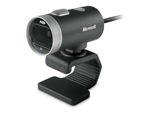 Microsoft LifeCam Cinema,Webcam with built-in noise cancelling Microphone,  Light Correction, USB Connectivity, for video calling on Microsoft  Teams/Zoom, compatible with Windows 8/10/11/ Mac , Black 