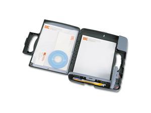 Officemate Portable Storage Clipboard Case 3/4" Capacity Holds 9w x 12h Charcoal Officemate Portable Storage Clipboard Case 3/4" Capacity Holds 9w x 12h Charcoal