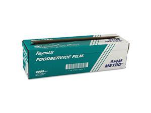 Reynolds Wrap Metro Light-Duty PVC Film Roll w/Cutter Box 18" x 2000ft Clear Reynolds Wrap Metro Light-Duty PVC Film Roll w/Cutter Box 18" x 2000ft Clear