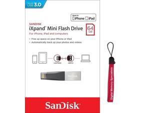 SanDisk SDIX40N-064G 64GB SDIX40N iXpand Mini USB 3.0 Lightning Flash Drive +Lan SanDisk SDIX40N-064G 64GB SDIX40N iXpand Mini USB 3.0 Lightning Flash Drive +Lan