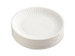 Ajm Packaging Corp. Gold Label Coated Paper Plates 9" dia White 100/Pack 10 Ajm Packaging Corp. Gold Label Coated Paper Plates 9" dia White 100/Pack 10