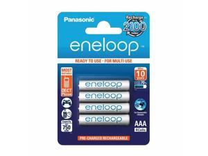 Panasonic Eneloop AAA 4 BK-4MCCE/4BE 750 mAH Rechargeable Batteries Panasonic Eneloop AAA 4 BK-4MCCE/4BE 750 mAH Rechargeable Batteries