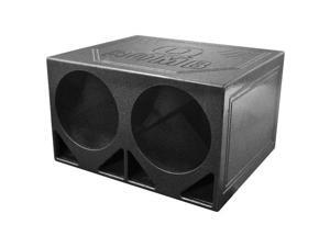 NEW Qpower Dual 12" Woofer Box "Q Bomb" Turbo Ported QBOMB12TB