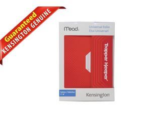 Kensington Trapper Keeper Red Folio Case For 7" to 8" Apple iPad Samsung Tablet