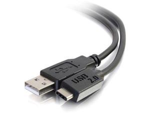 C2G 12ft USB 2.0 USB Type C to USB A Cable M/M - USB C Cable Black
