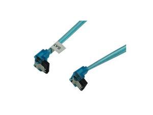 24inch SATA 3.0 6Gbs cable ,Right to Right, UV blue, metal latch 24inch SATA 3.0 6Gbs cable ,Right to Right, UV blue, metal latch