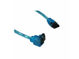 24inch 6Gb/s Round Cable,90 to 180,UV Blue,Metal Latch 24inch 6Gb/s Round Cable,90 to 180,UV Blue,Metal Latch