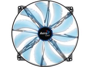 AeroCool Silent Master 200mm Blue LED Cooling Fan EN55642 Blue