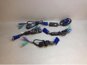 QTY5 Lot HP 520-290-002 Ethernet PS/2 KVM Cable QTY5 Lot HP 520-290-002 Ethernet PS/2 KVM Cable