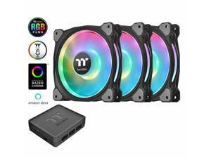 Thermaltake CL-F073-PL12SW-A Riing Duo 12 RGB Radiator TT Premium, 3 Fan Pack