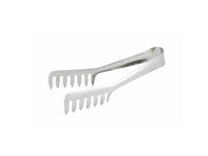 Winco ST-8, 8-Inch Stainless Steel Spaghetti Tong