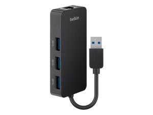 BELKIN B2B128TT 3PORT USB 3.0 HUB W/ GIGABIT BELKIN B2B128TT 3PORT USB 3.0 HUB W/ GIGABIT