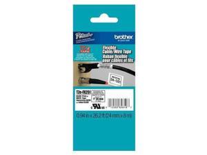 Adhesive TZ Tape (R) Cartridge 15/16"x26ft., Black/White BROTHER TZEFX251