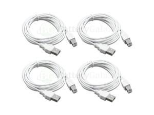 20 25 50 100 Lot 10FT A Male to B Male USB Printer Scanner Cable Black NEW HOT!