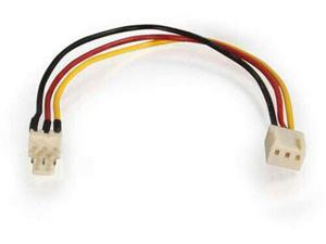 7 Inches Multicolor C2G 27392 3-Pin Fan Power Extension Cable for CPU and Case Fans
