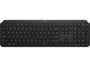 Logitech - MX Keys Advanced Full-size Wireless Scissor Keyboard for PC and Ma...