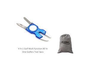Posma DR030 4 In 1 Golf Multi Function All In One Golfers Tool 2pcs + Flannel Storage Bag Posma DR030 4 In 1 Golf Multi Function All In One Golfers Tool 2pcs + Flannel Storage Bag