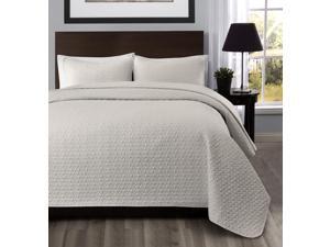 Cozy Beddings Allyson 2pc Quilted Bedspread Thin Extra Light Weight and Oversized Coverlet Twin//Twin XL Size Bed Aqua Green