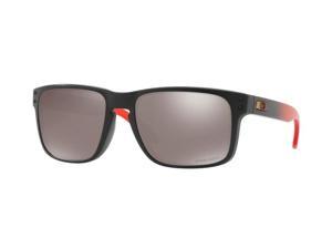 Oakley Sun 0OO9102 Full Rim Square Unisex Sunglasses - Size 55 (Ruby Fade / Prizm Black Polarized) Oakley Sun 0OO9102 Full Rim Square Unisex Sunglasses - Size 55 (Ruby Fade / Prizm Black Polarized)