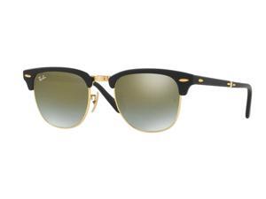 Ray-Ban 0RB2176 Full Rim Square Unisex Sunglasses - Size 51 (Green Flash Gradient/Matte Black) Ray-Ban 0RB2176 Full Rim Square Unisex Sunglasses - Size 51 (Green Flash Gradient/Matte Black)