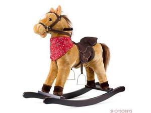 JOON Cowboy Rocking Horse Pony, Tan