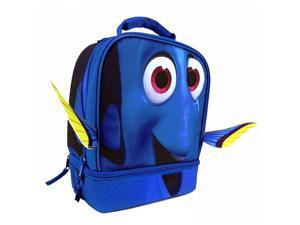 Disney Finding Dory Insulated Lunch Bag With Dual Compartment, Blue Disney Finding Dory Insulated Lunch Bag With Dual Compartment, Blue