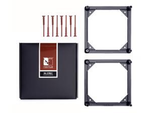 Noctua NA-SFMA1, 140 to 120mm Fan Mounting Adaptors for Watercooling Radiators (2 pieces, Black)